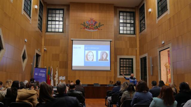 Formação Cibersegurança em auditório